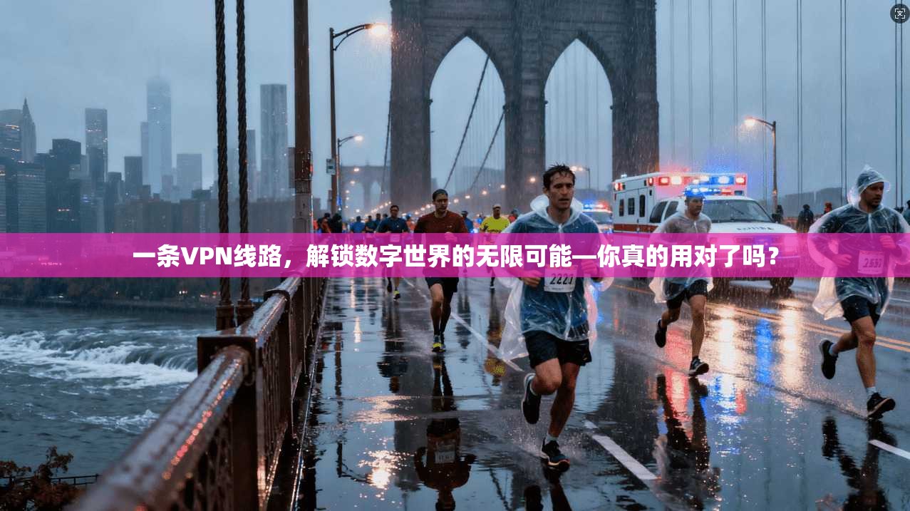 一条VPN线路，解锁数字世界的无限可能—你真的用对了吗？