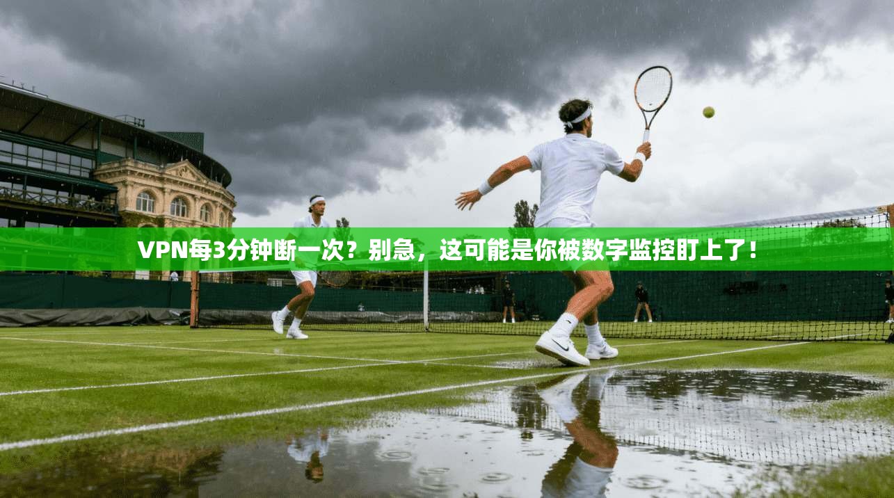 VPN每3分钟断一次？别急，这可能是你被数字监控盯上了！