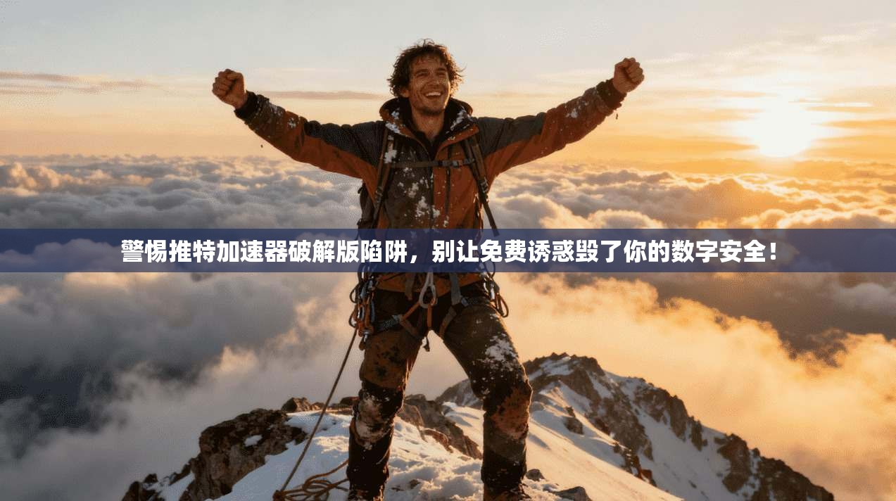 警惕推特加速器破解版陷阱,别让免费诱惑毁了你的数字安全!